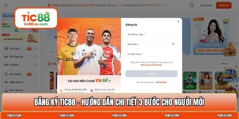 Đăng ký TIC88
