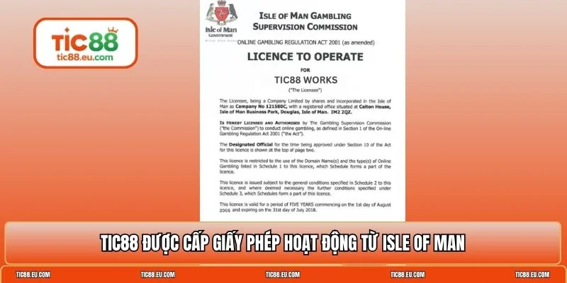 Giấy phép hoạt động